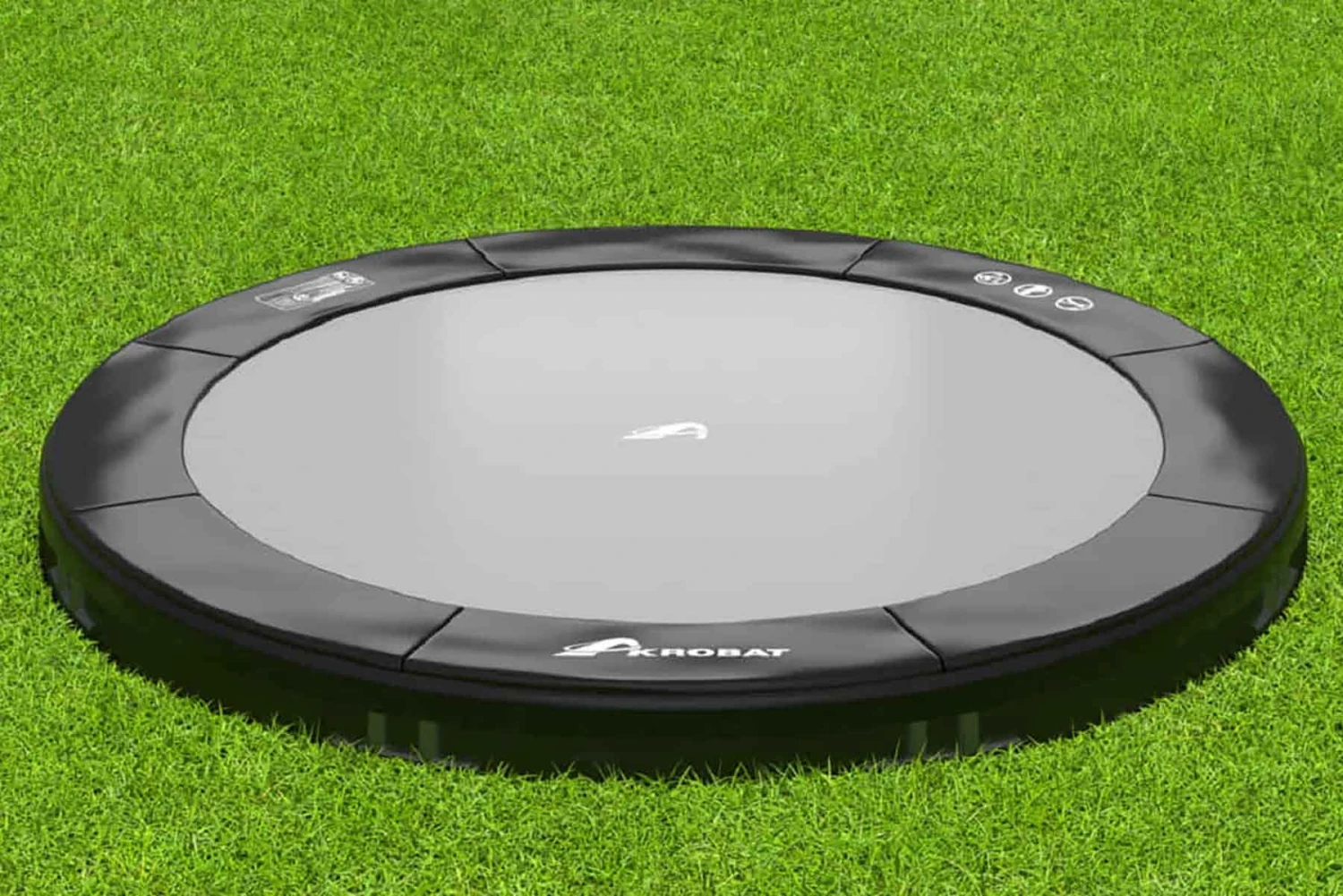 Akrobat Trampoline Inground 365 Primus 12ft Zwart Sports - Afbeelding 2