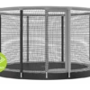 Akrobat Trampoline Flat-to-the-Ground 430cm 14ft Gallus Grijs