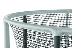 Akrobat Trampoline Flat-to-the-Ground 430cm 14ft Gallus Grijs - Afbeelding 3