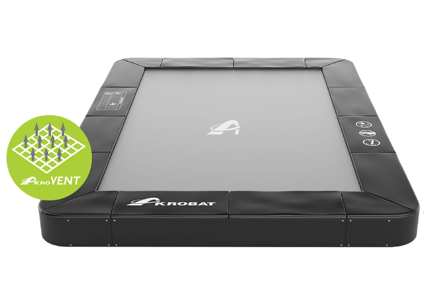 Akrobat Trampoline Flat-to-the-Ground 305×183 Primus Premium Black