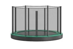 Akrobat Trampoline Flat-to-the-Ground 305 10ft Orbit Groen Incl. Veiligheidsnet