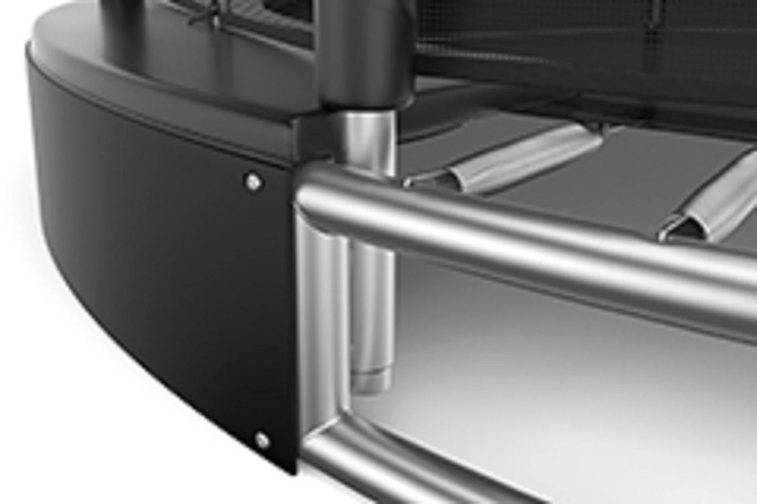 Akrobat Trampoline Flat-to-the-Ground 305 10ft Orbit Antraciet Incl. Veiligheidsnet - Afbeelding 3