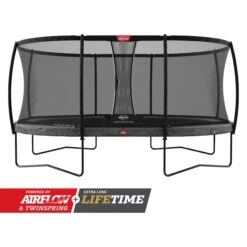 BERG Trampoline Regular Grand Champion 470 Grey + Safety Net Deluxe