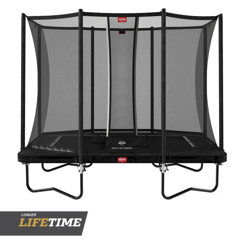 BERG Trampoline Regular Ultim Favorit 280 Black + Safety Net Comfort
