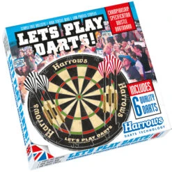 Harrows Dartbord Let’s Play Darts Bristle Board