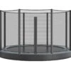 Akrobat Trampoline Flat-to-the-Ground 365 12ft Orbit Antraciet Incl. Veiligheidsnet