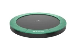 Akrobat Trampoline Flat-to-the-Ground 430 14ft Orbit Groen Zonder Veiligheidsnet