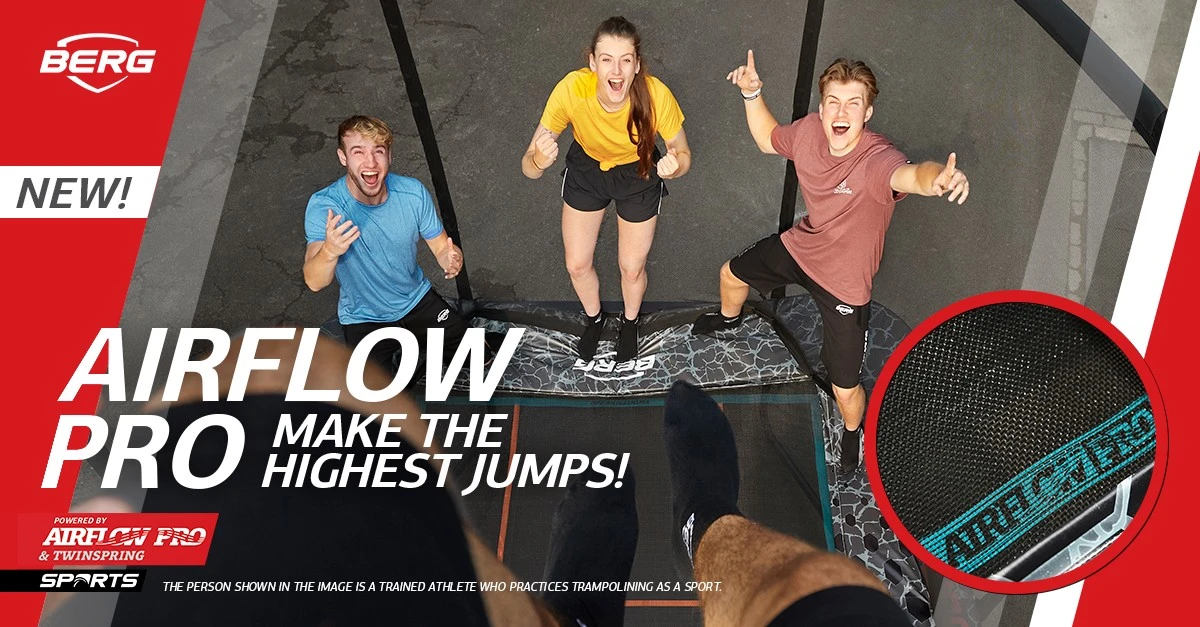 BERG Trampoline Flatground Champion 330 Black SPORTS - Afbeelding 11