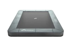 Akrobat Trampoline Flat-to-the-Ground 380×250 Orbit Antraciet Zonder Veiligheidsnet