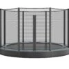 Akrobat Trampoline Flat-to-the-Ground 305 10ft Orbit Antraciet Incl. Veiligheidsnet