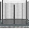 Akrobat Trampoline Inground 305×183 Orbit Antraciet Incl. Veiligheidsnet