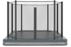 Akrobat Trampoline Inground 305×183 Orbit Antraciet Incl. Veiligheidsnet