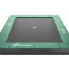 Akrobat Trampoline Flat-to-the-Ground 380×250 Orbit Groen, Zonder Veiligheidsnet