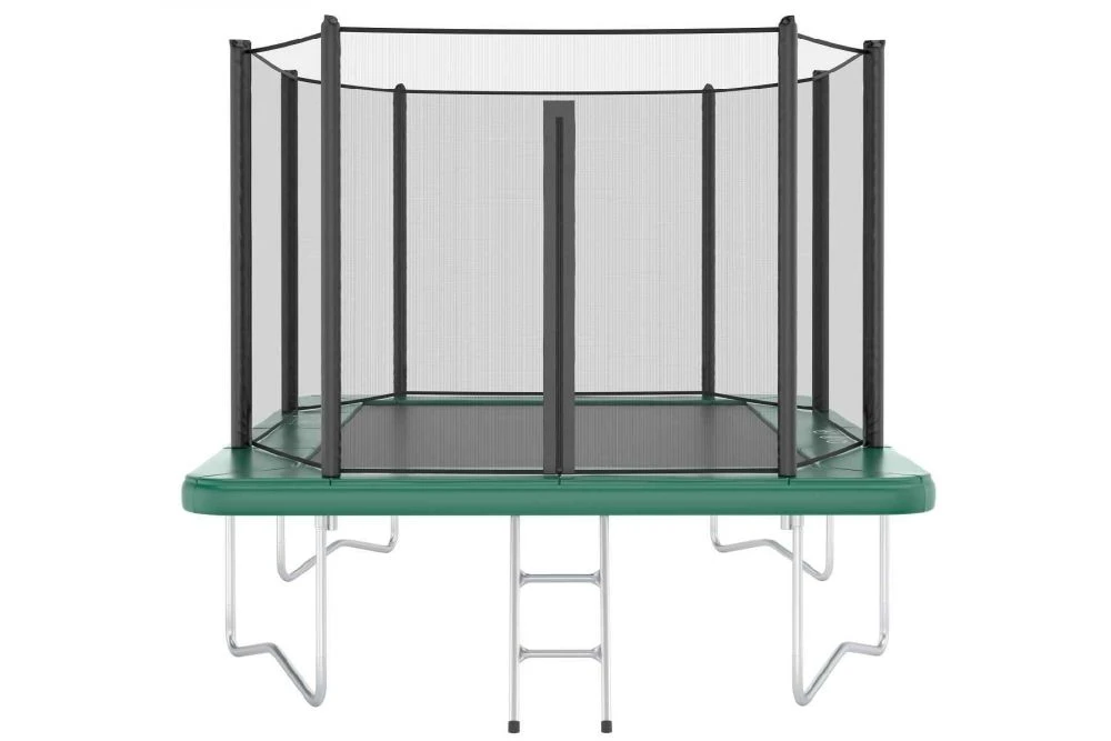 Akrobat Trampoline Above Ground 335×244 Orbit Groen Incl. Veiligheidsnet