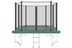 Akrobat Trampoline Above Ground 305×183 Orbit Groen Incl. Veiligheidsnet