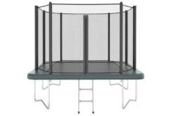 Akrobat Trampoline Above Ground 305×183 Orbit Antraciet Incl. Veiligheidsnet