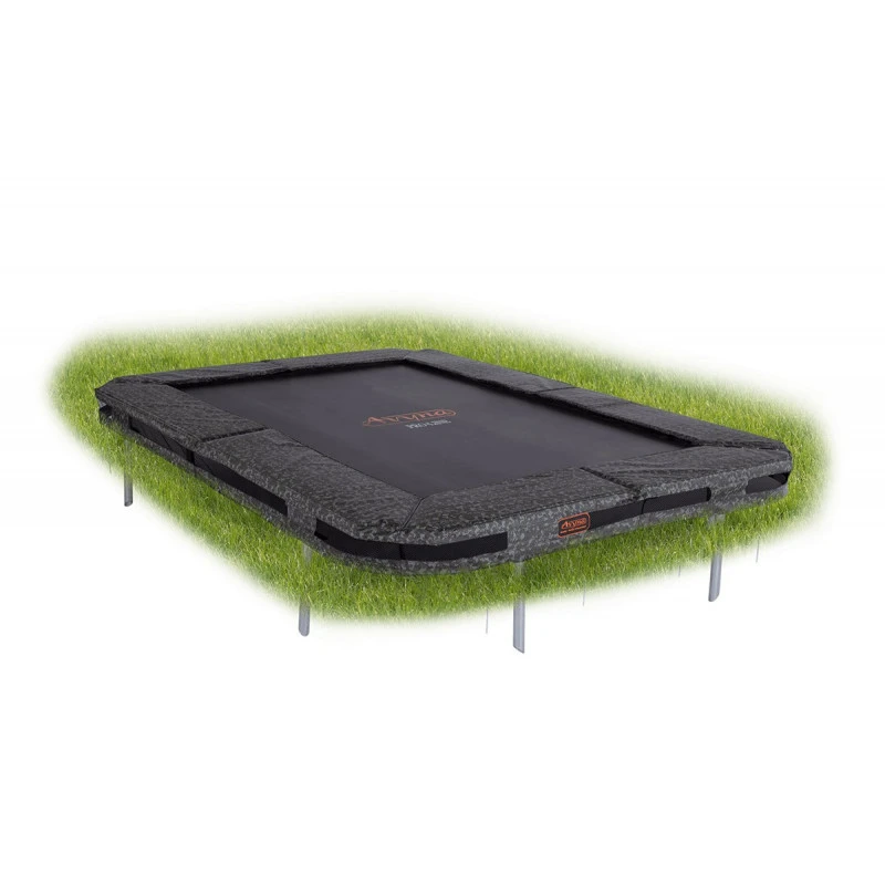 Avyna Pro-Line Trampoline Inground 213i 275×190cm Grijs + Royal Class Net - Afbeelding 2