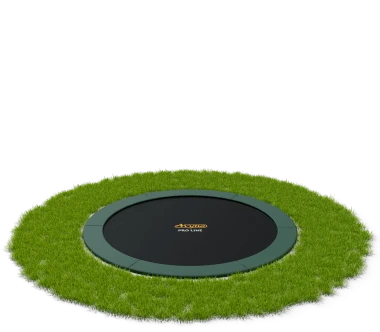 Avyna Pro-Line Trampoline FlatLevel Flatground ø 430 Cm (14 Ft) Groen/grijs In Kleur Grijs - Afbeelding 7