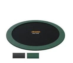 Avyna Pro-Line Trampoline FlatLevel Flatground ø365cm (12 Ft) Groen/grijs In Kleur Groen