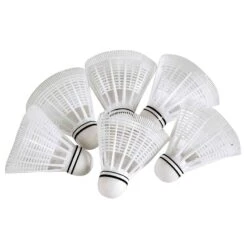 Badminton Shuttles Kunststof – Set 6 Stuks