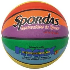 Basketbal Bal Spordas Max Spinner Mt. 5 Multi Color