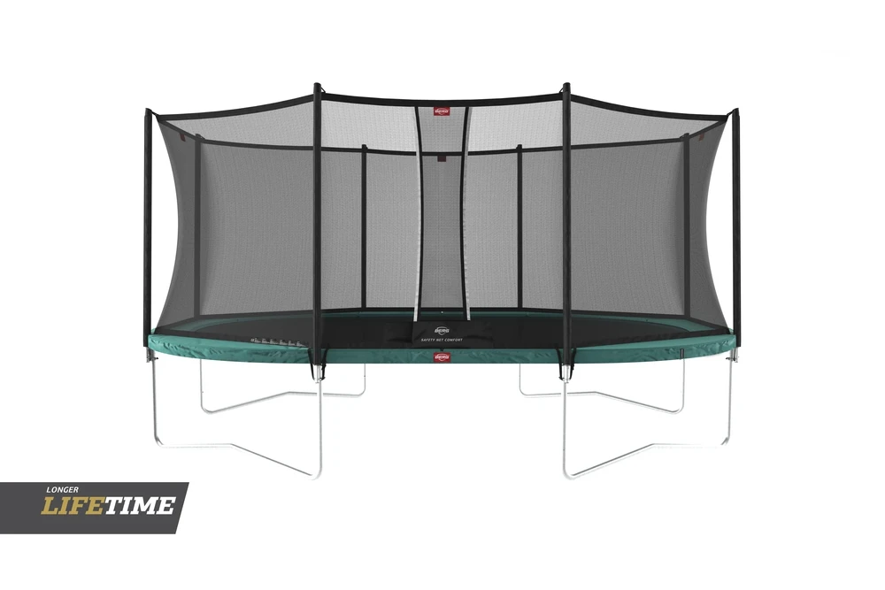 BERG Trampoline Regular Grand Favorit 520 Green + SafetyNet Comfort - Afbeelding 2