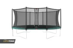 BERG Trampoline Regular Grand Favorit 520 Green + SafetyNet Comfort