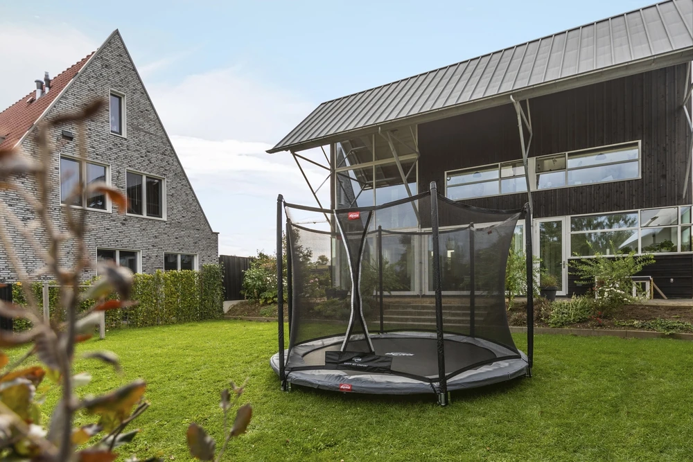 BERG Trampoline Inground Favorit 200 Grey + Safety Net Comfort - Afbeelding 8