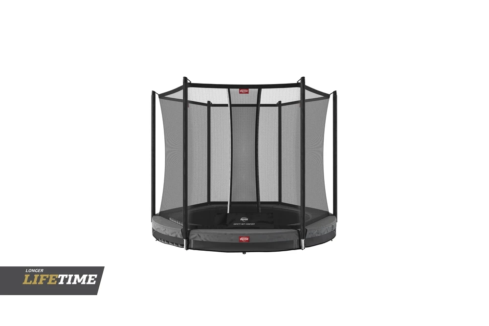 BERG Trampoline Inground Favorit 200 Grey + Safety Net Comfort - Afbeelding 2
