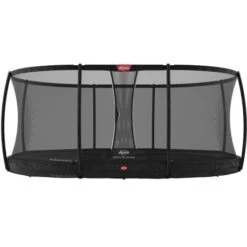 BERG Trampoline Inground Grand Champion 520 Black + Safety Net Deluxe