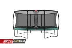 BERG Trampoline Regular Grand Champion 350 Green + Safety Net Deluxe