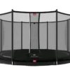 BERG Trampoline Inground Favorit 430 Black + Safety Net Comfort