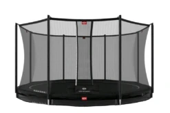 BERG Trampoline Inground Favorit 430 Black + Safety Net Comfort