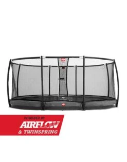 BERG Trampoline Inground Grand Champion 520 Grey + Safety Net Deluxe