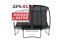 BERG Trampoline Regular Elite 430 Grey + Safety Net DLX XL