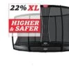BERG Trampoline Inground Elite 430 Grey +SafetyNet DLX XL