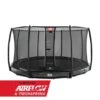 BERG Trampoline Inground Elite 380 Grey + SafetyNet Deluxe