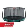 BERG Trampoline Inground Elite 380 Green +SafetyNet Deluxe