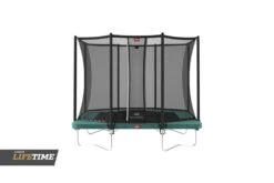 BERG Trampoline Regular Ultim Favorit 280×190 Green + SafetyNet Comfort