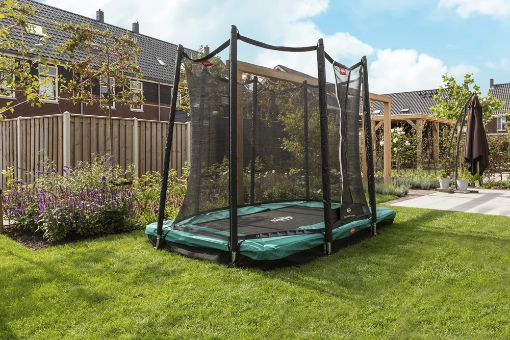 BERG Trampoline Inground Ultim Favorit 280 Green + SafetyNet Comfort - Afbeelding 9