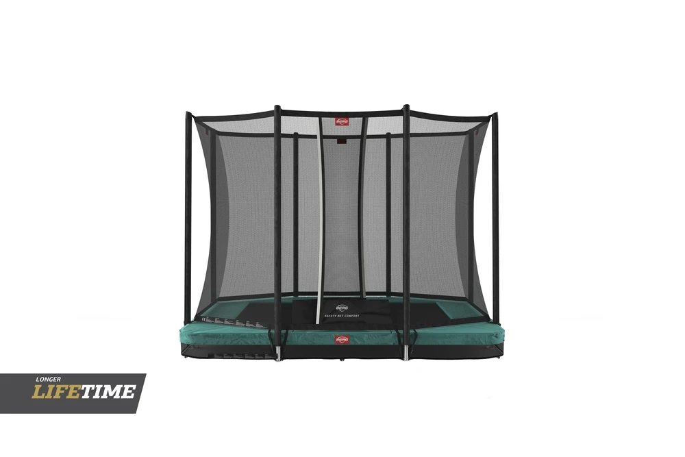 BERG Trampoline Inground Ultim Favorit 280 Green + SafetyNet Comfort