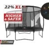 BERG Trampoline Regular Champion 430 Grey Levels + Safety Net DLX XL