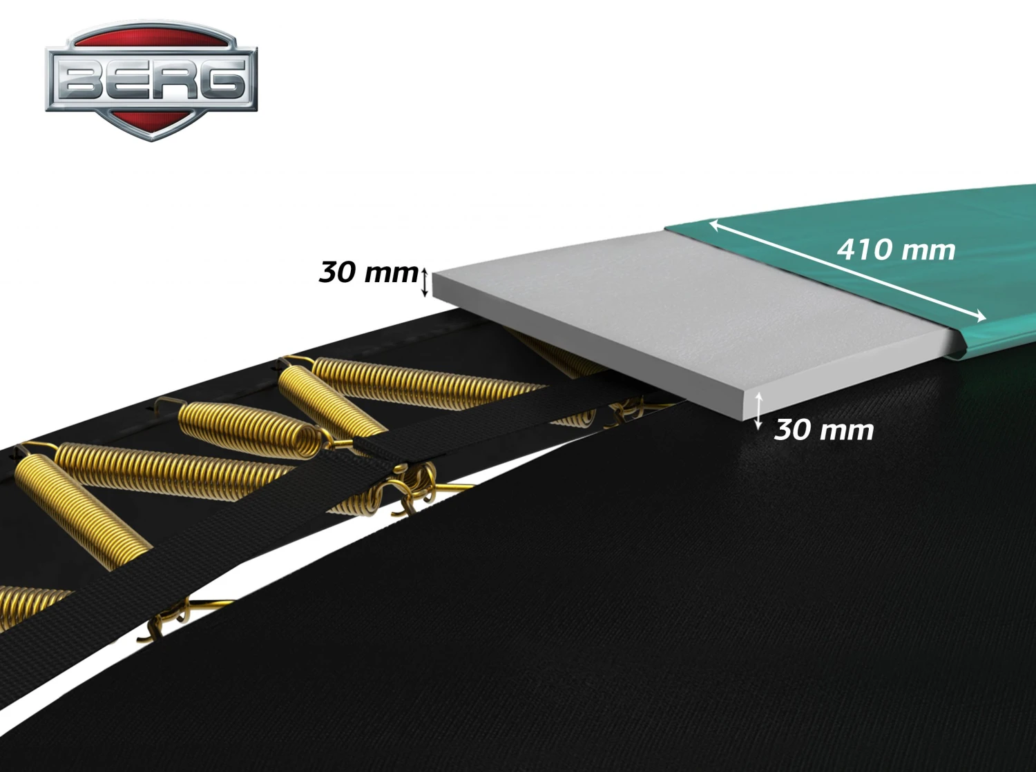 BERG Trampoline Flatground Champion 330 Black SPORTS - Afbeelding 7