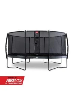 BERG Trampoline Regular Grand Elite 520 Grey + Safety Net Deluxe