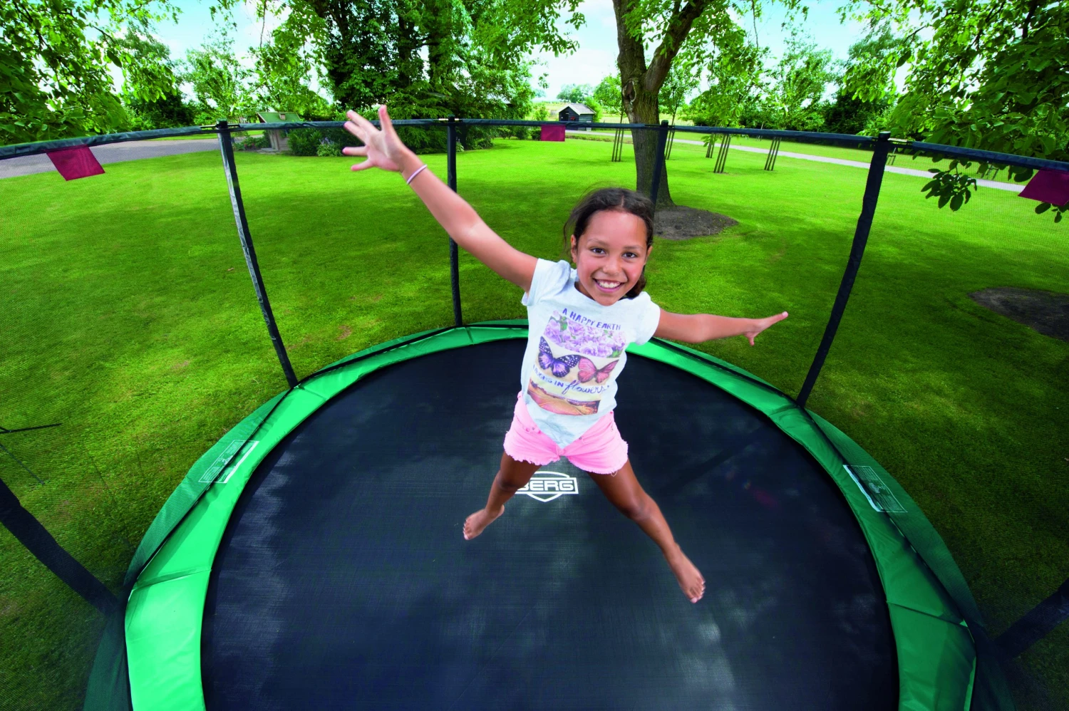 BERG Trampoline Inground Champion 330 Green + Safety Net Deluxe - Afbeelding 6
