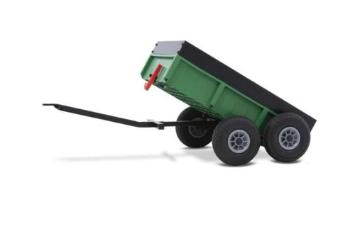 BERG Tandem Trailer XL Green Skelter Aanhangwagen - Afbeelding 3