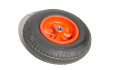 Wiel Met Rode Kunststof Velg