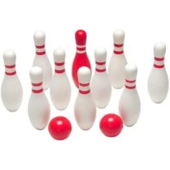 Bowlingspel Rood & Wit