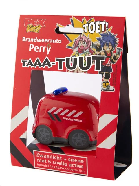 Sirene Brandweer Perry Rood Met Alle Toeters En Bellen - Afbeelding 5