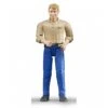 Bruder 60006 Man Beige Shirt En Blauwe Jeans